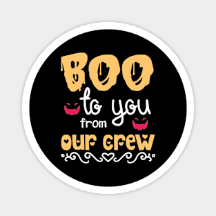 Boo Crew Halloween Magnet